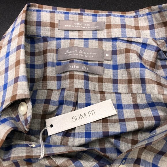 Daniel Cremieux  Men's Long Sleeve Shirt, Size Medium, Slim Fit 100% Cotton, NWT - Picture 11 of 11